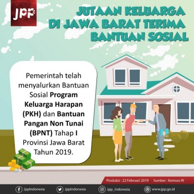 Jutaan Keluarga Di Jawa Barat Terima Bantuan Sosial - 20190222